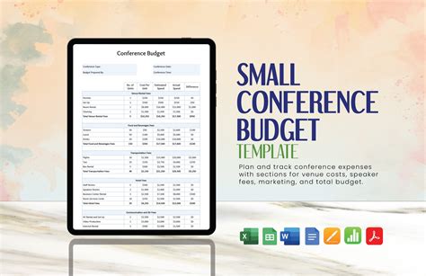 Conference Budget Template Excel Template Creator