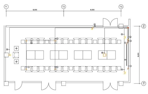 Conference Room Plan AutoCAD File Cadbull