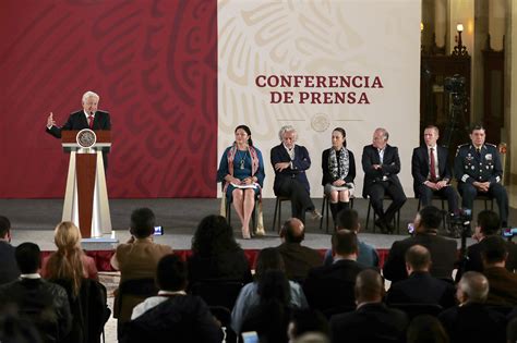 Conferencia de prensa del presidente Andrés Manuel López Ob