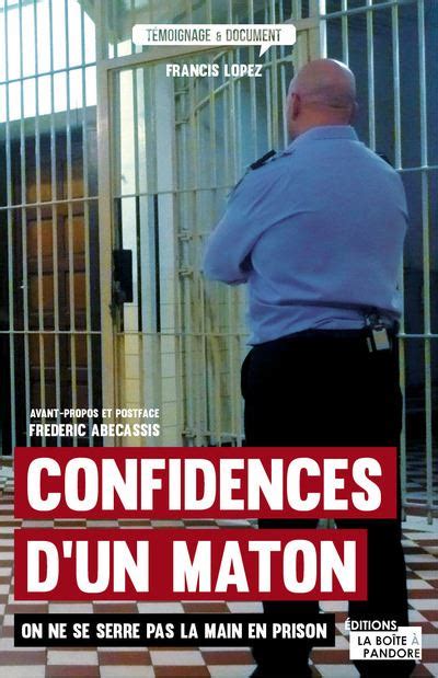 Confidences D Un Maton