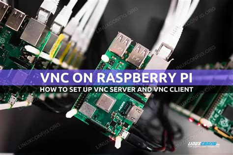 Configuração de VNC do Raspberry Pi Server/Viewer Linux.