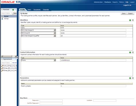 Configure Trading Partner - Oracle Help Center