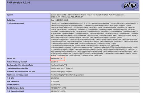 Configuring Apache with PHP7 FPM on MacOS Mojave using HomeBrew