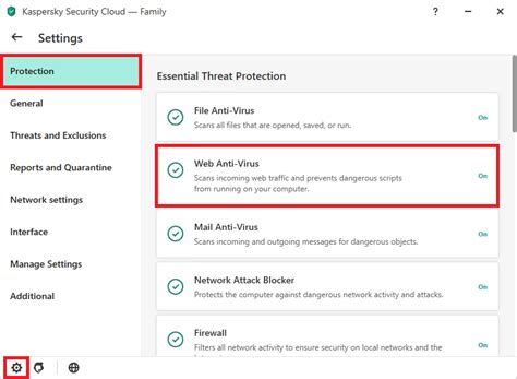 Configuring Protected Browser - Kaspersky