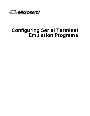 Configuring Serial Terminal Emulation Programs Microchip.