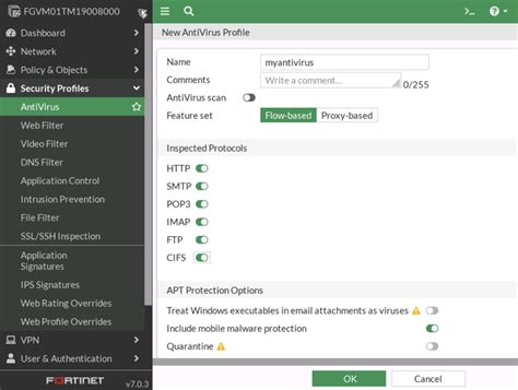 Configuring a security profile group and applying it to a policy ...