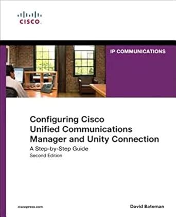 Configuring cisco unified communications manager and unity connection a step by step guide cisco press networking technology. - Mercedes benz 2008 sl klasse sl550 sl600 sl55 sl65 amg bedienungsanleitung bedienungsanleitung.