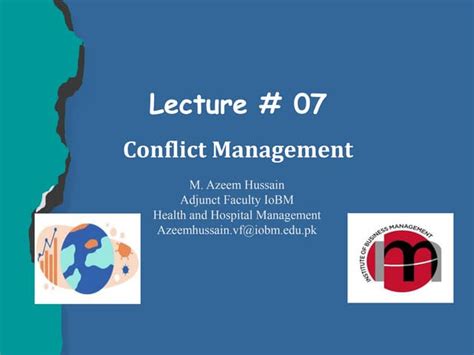 Conflict management in healthcare ppt.  Learning 1.  Resolving conflict in a succe...