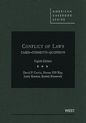 Read Conflict Of Laws Casescommentsquestions By Roger C Cramton