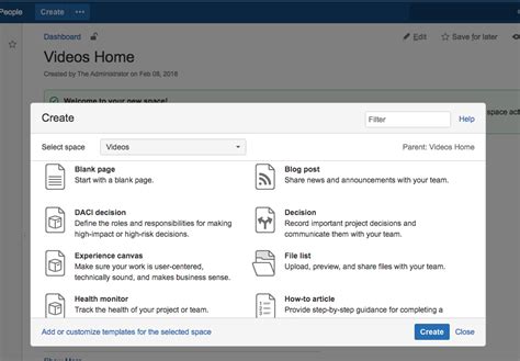 Confluence can you apply a page template to an existing page