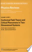 Conformal field theory and critical phenomena in two dimensional systems. - Pablo de tarso - ciudadano del imperio.