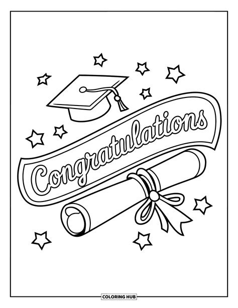 Congratulations Coloring Pages