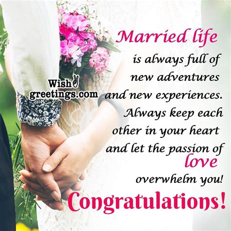 Congratulations Message For New Marriage Couple Best Wishes