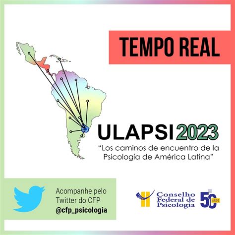 Congresso ULAPSI 2024: acompanhe em tempo real - CFP