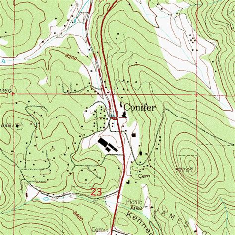 Conifer Colorado Map