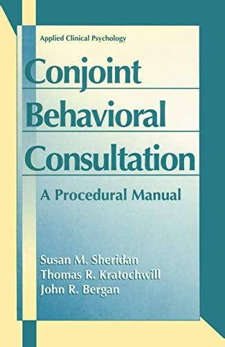 Conjoint behavioral consultation a procedural manual applied clinical psychology. - Samsung double door fridge freezer manual.