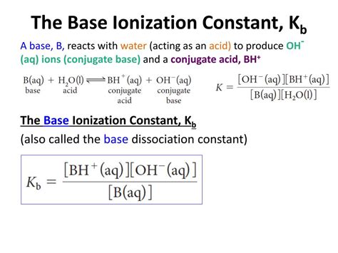 Conjugate base of ch3cooh.  To find the Kb (base ionization constant) f...