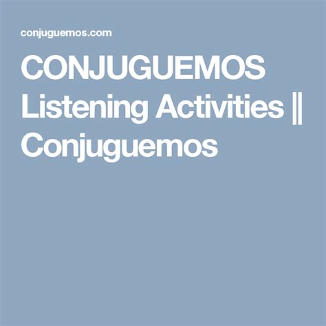 Conjuguemos was started in 2000 by me, a Spanish teacher in Weston HS, (Weston, MA). I wasn't a fan of teaching verb conjugations and figured a computer program could do this task better than me and a bunch of worksheets. So I started CONJUGUEMOS as a hobby and have kept at it for many years. I still work in the same school, and over the years .... 