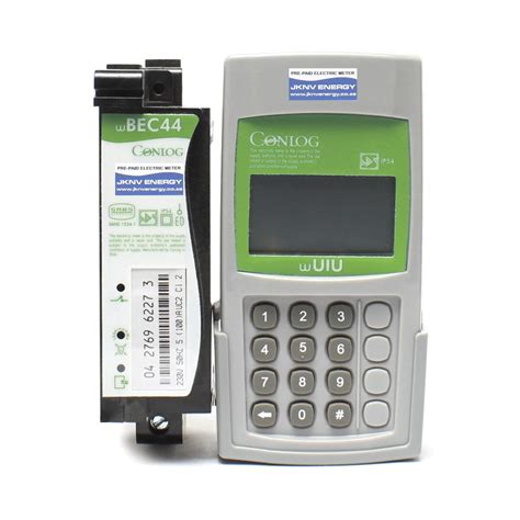 Conlog wireless meter.  The Conlog wBEC Nano is a single phase integrated wireless m...