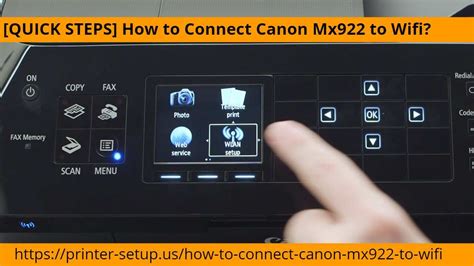 Connect a PIXMA MX922 Printer to a Wireless …