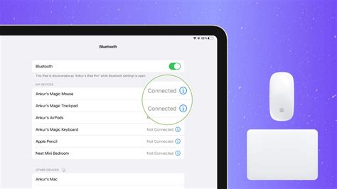 Connect a bluetooth mouse or trackpad to your iPad