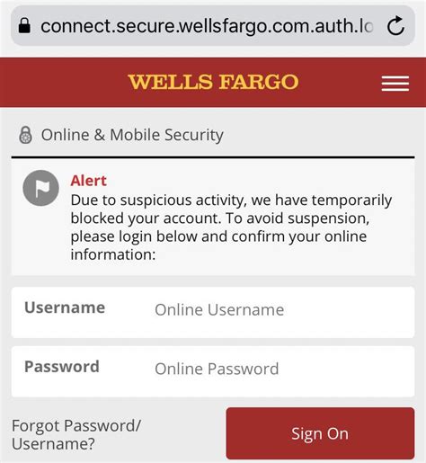 Connect secure wellsfargo. connectsecure-wellsfargo.com was created on Dec 4, 2019. A website for this domain is hosted in United States, according to the geolocation of its IP address 66.96.147.102. 