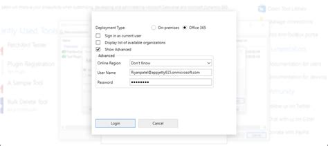 Connect xrmtoolbox to dynamics 365 online.  Find API links for GeoServ...
