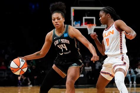 Connecticut hosts New York following Laney’s 22-point game