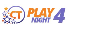 Connecticut play 4 night. The Connecticut Play4 is played in $.50 increments, beginning from $.50 up to $5.00 per wager, according to the bet type you select. The Play4 drawings are held at 1:57 p.m. for the Day draw and 10:29 p.m. for the Night draw. The draws for the game are held twice all seven days a week, which means you have multiple chances to win every day with ... 