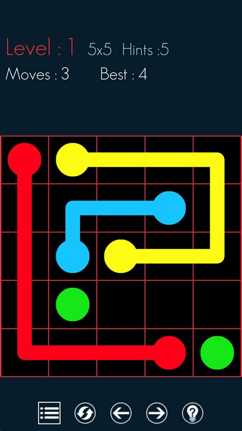 Connecting games. Connect the dots without the paths overlapping. Simple yet challenging! Features: - More than 1,500 puzzles, ranging from easy to very hard (3x3 to 7x7) - Simple, colorful design. - Train your brain with the "challenge" mode and connect the dots as fast as you can. More puzzles will be added over time, as well as some new color themes for the ... 