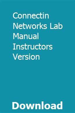 Connecting networks lab manual instructors version. - Student solutions manual for business statistics in practice.