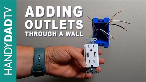 Connecting wall outlet. The second method of adding an electrical outlet in the middle of a run is to connect the receptacle to the circuit wires with pigtails, which allow the circuit to flow both to the receptacle and to any "downstream" receptacles, without being dependent on the receptacle's connecting tab. Pigtailing is not advised if … 