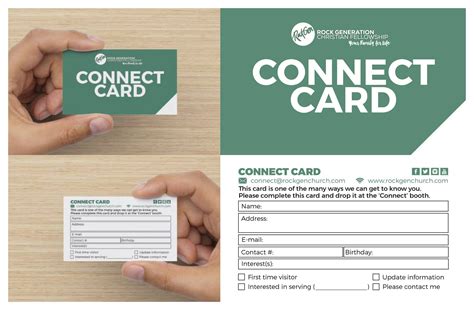 Connection Card Templates