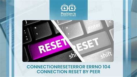 Connectionreseterror errno 104 connection reset by peer yolo.  This tutorial ...