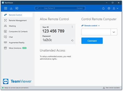 Connexion client - TeamViewer