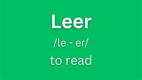 Conquer Spanish Grammar: A Masterclass on Conjugating 'Leer'