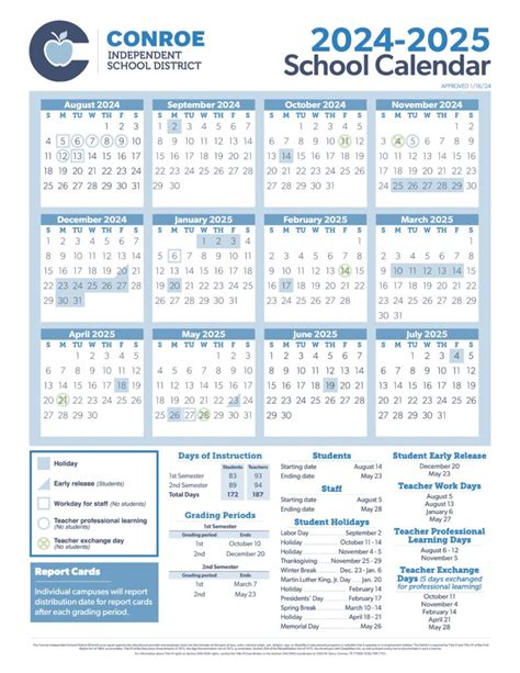 Conroe Isd Calendar 20242025