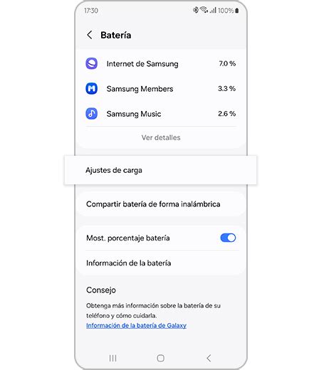 Consejos al cargar Batería del Galaxy Samsung Latinoamérica