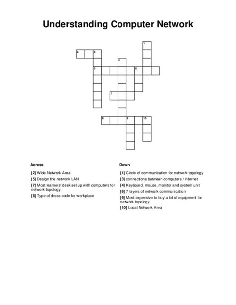 Recent usage in crossword puzzles: New York Times - Sept. 12, 2010; New York Times - July 20, 2000; New York Times - Oct. 13, 1998. Consider this network crossword