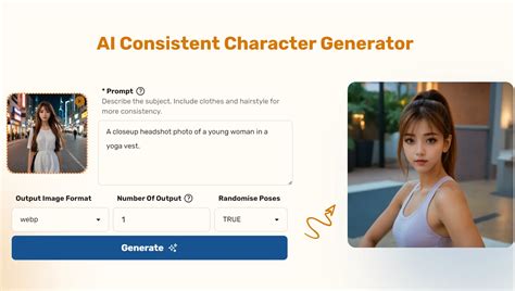 Consistent character ai image generator free.  Build a character reference sheet and export...