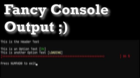 Console Progress Bar C++ Game Hacking UI Project - YouTube