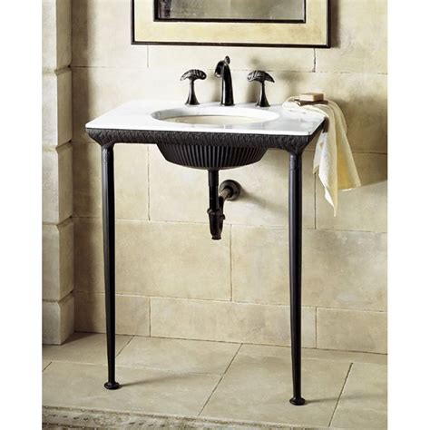 Console Sink With Metal Legs Wayfair