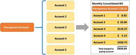 Consolidated billing. ... consolidated billing to the AWS Accounts joined to the Organization as Member accounts. While all AWS Organizations will provide a consolidated bill ... 