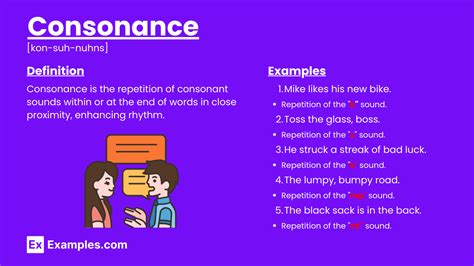 Consonance examples