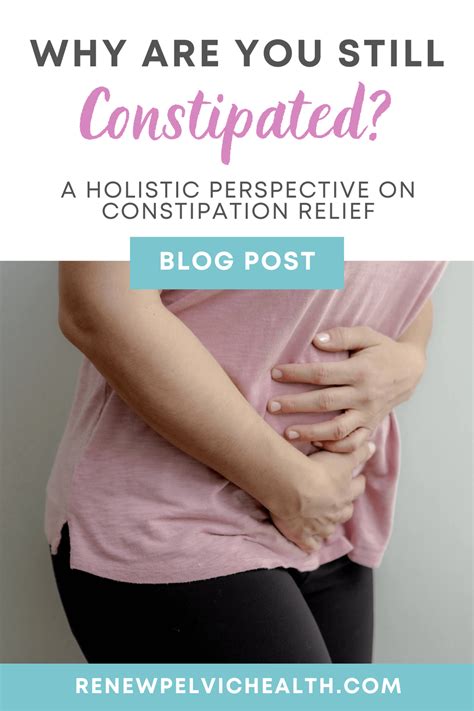 Constipation (Holistic) – Health Information Library PeaceHealth