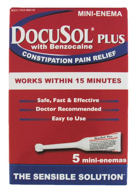 Constipation in Pregnancy DocuSol® Mini and DocuSol® Mini Plus