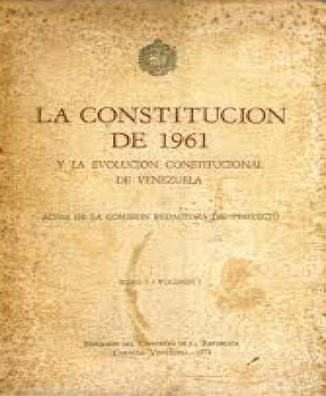 Constitución de la república de venezuela, 1961. - Annuaire de lart international international art guide 1986 1987.