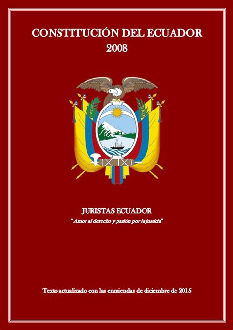 Constitución de la república del ecuador, comentarios legislación conexa, concordancias. - Quatre ans d'exécution du plan de modernisation et d'équipment de l'union franc̜aise.