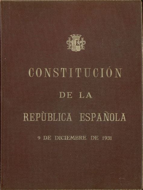 Constitución de la república española, 1931. - Honda eu2000i eu2000 generator service repair shop manual.