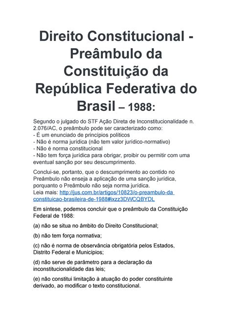 Constituição da república federativa do brasil, emenda constitucional no. - Il était une fois la châtaigne.